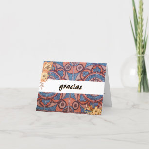 mexikanisch einzigartig farbenfroh danke einfach S