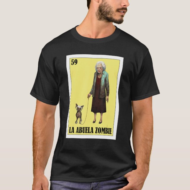 Mexikanisch für Grandmas La Abuela T-Shirt (Vorderseite)