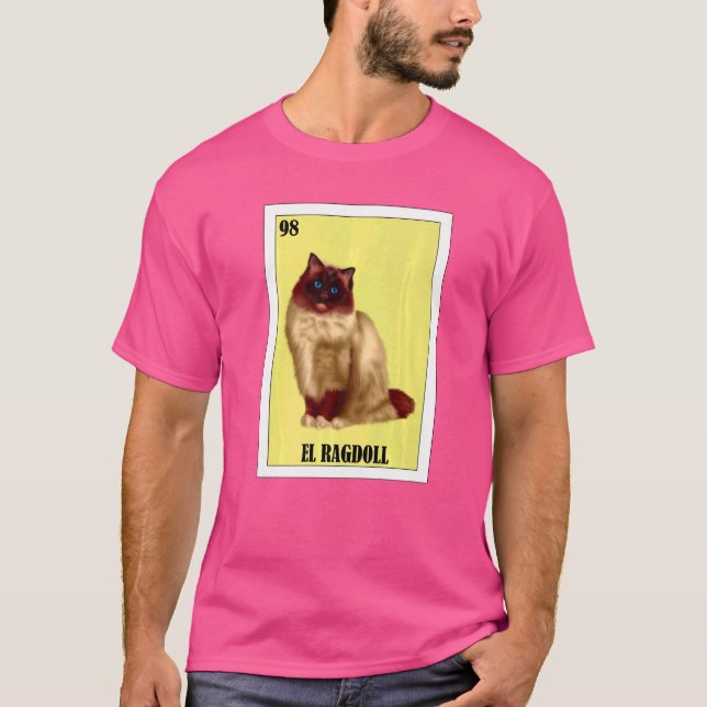 Mexikanisch für Katzenbesitzer El Ragdoll 2 T-Shirt (Vorderseite)