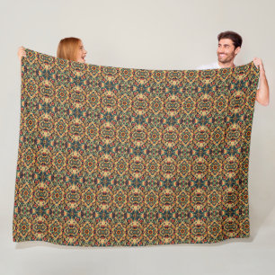 mexikanisch Inspiriertes Design mehrfarbig Fleecedecke