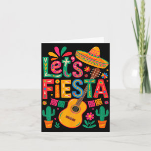 Mexikanisch lustig, lasst uns Cinco de Mayo feiern Karte