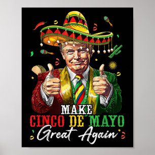 Mexikanisch machen Cinco De Mayo Groß wieder lusti Poster