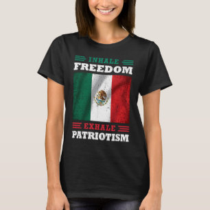 Mexikanisch Mexiko Flagge Chicano Latino Mexiko Fa T-Shirt