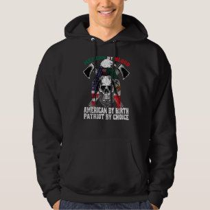 Mexikanisch nach Blood American von Birth Patriot  Hoodie