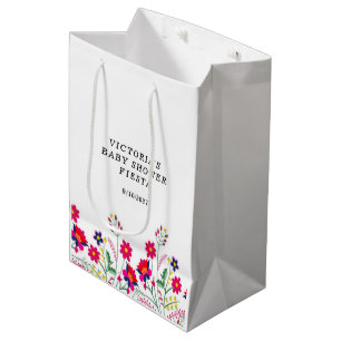 Mexikanische Blume Babydusche Fiesta Mittlere Geschenktüte