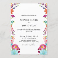 Mexikanische Blume Fiesta Wedding