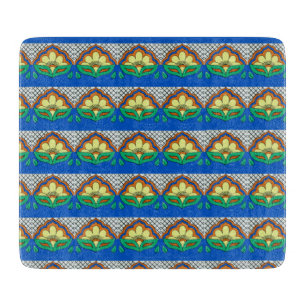 mexikanische Blume Vintager Stil Schneidebrett