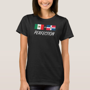 Mexikanische Dominikanische Flagge Mexiko Dominika T-Shirt