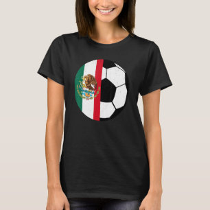 Mexikanische Fahne Fußball Fans Fußball Liebhaber  T-Shirt