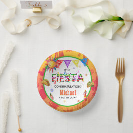 Mexikanische Feier Fiesta Abschlussfeier Pappteller