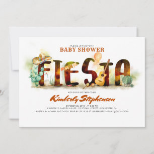 Mexikanische Fiesta Baby Shower Einladungen