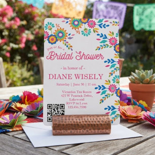 Mexikanische Fiesta Blumen Hochzeitsshower Einladu Einladung