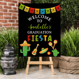 Mexikanische Fiesta Graduation Party Schwarz Willk Poster