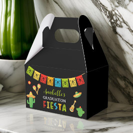 Mexikanische Fiesta Graduierungspartei Schwarz Geschenkschachtel