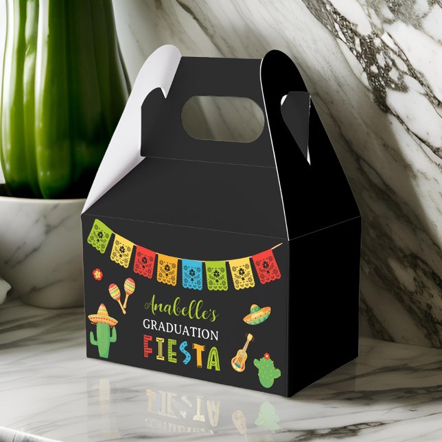 Mexikanische Fiesta Graduierungspartei Schwarz Geschenkschachtel (Von Creator hochgeladen)