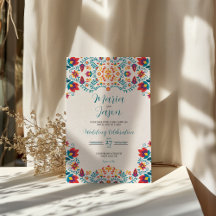 Mexikanische Fiesta-Hochzeit mit bunten Botanische
