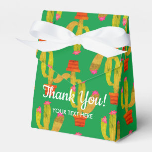 Mexikanische Fiesta-Kaktus-Drucken-Dankeschön-Box Geschenkschachtel