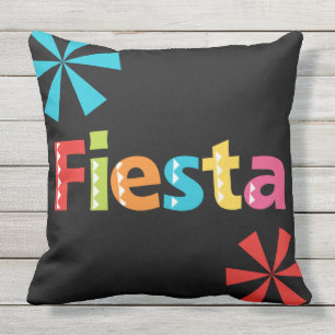 Mexikanische Fiesta-Kissen im Freien Kissen