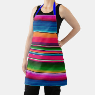 mexikanische Fiesta Serape Blanket farbenfroh gest Schürze