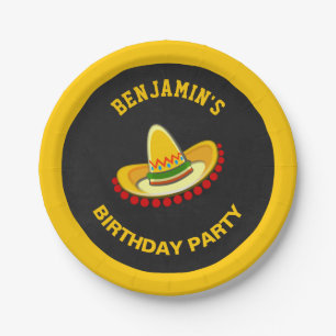 Mexikanische Fiesta Sombrero Geburtstagspartei Pappteller