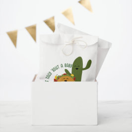 Mexikanische Fiesta-Taco-Paare Babydusche Geschenktütchen