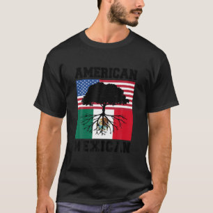 Mexikanische Flagge Amerikanisches Mexiko USA Prim T-Shirt