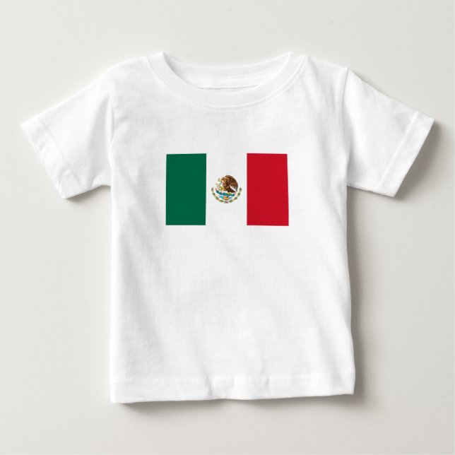 mexikanische Flagge Baby T-shirt (Vorderseite)