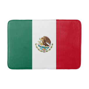 mexikanische Flagge Badematte