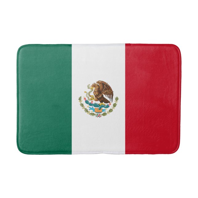 mexikanische Flagge Badematte (Vorderseite)