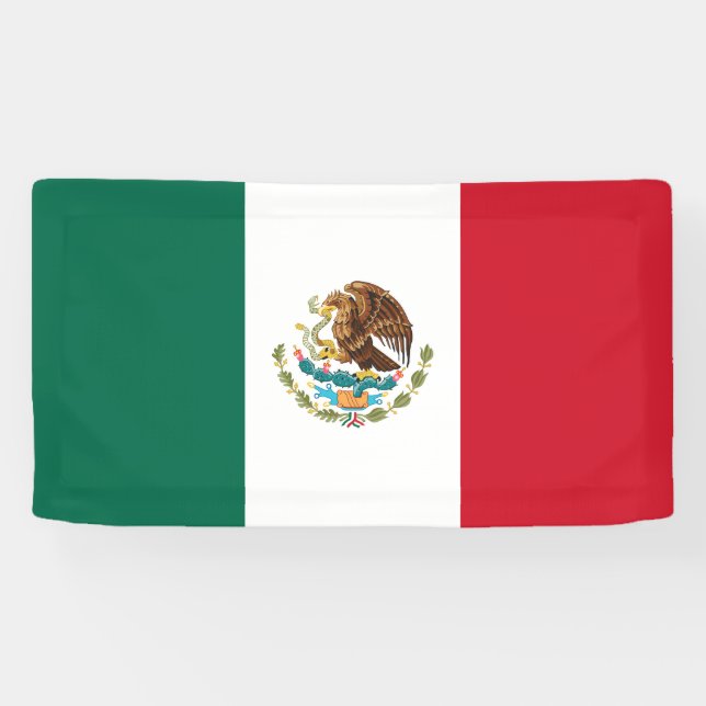 mexikanische Flagge Banner (Horizontal)