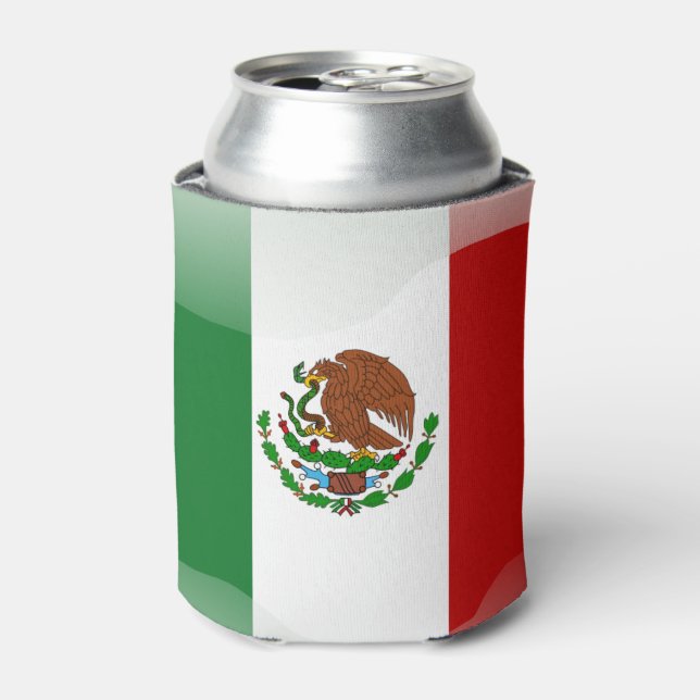mexikanische Flagge Dosenkühler (Kanne Vorderseite)