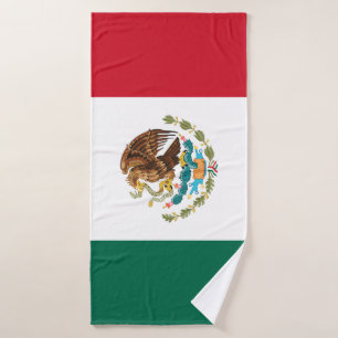 Mexikanische Flagge - Flagge Mexikos Badehandtuch