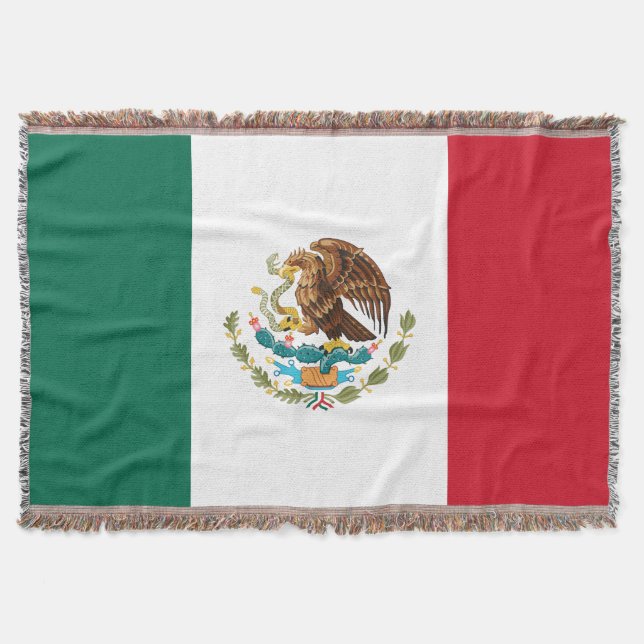 Mexikanische Flagge - Flagge Mexikos Decke (Vorderseite)
