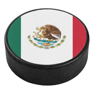 Mexikanische Flagge - Flagge Mexikos Eishockey Puck