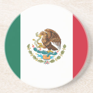 Mexikanische Flagge - Flagge Mexikos Getränkeuntersetzer