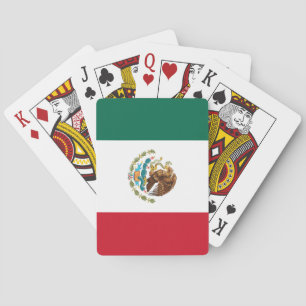 Mexikanische Flagge - Flagge Mexikos Spielkarten