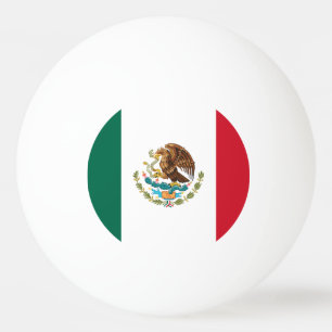 Mexikanische Flagge - Flagge Mexikos Tischtennisball