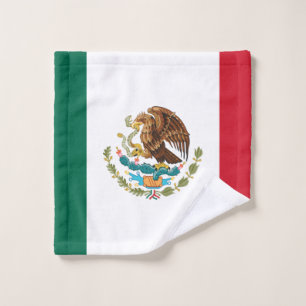 Mexikanische Flagge - Flagge Mexikos Waschlappen