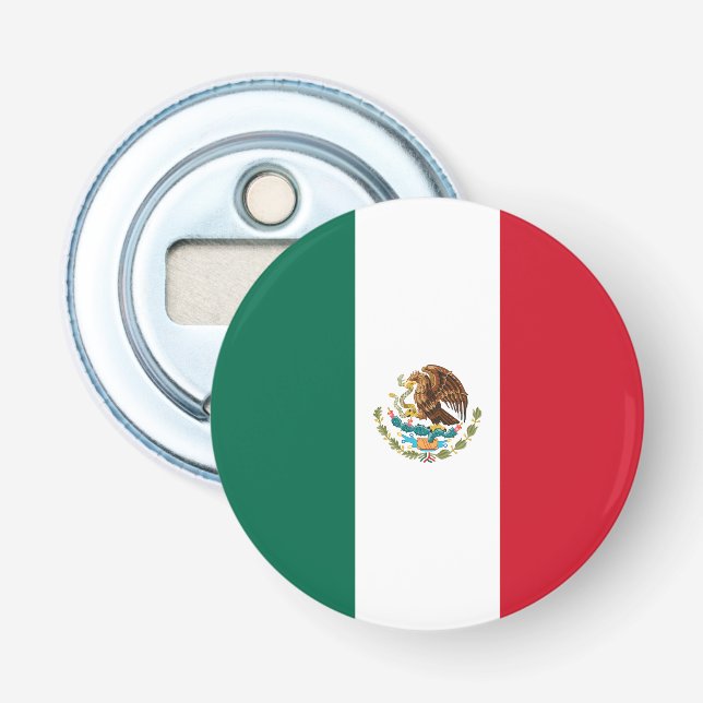 mexikanische Flagge Flaschenöffner (Vorderseite)