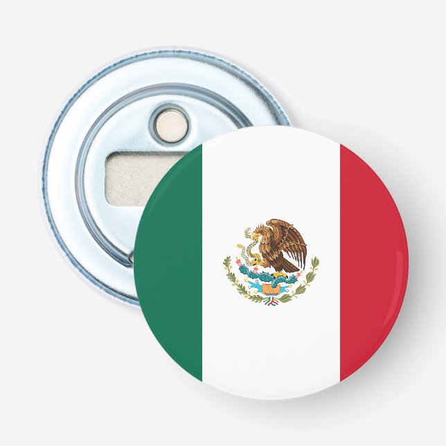 Mexikanische Flagge Flaschenöffner (Vorderseite)