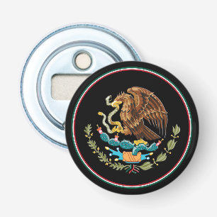 mexikanische Flagge Flaschenöffner, Mexiko Emblem Flaschenöffner