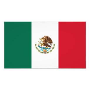 mexikanische Flagge Fotodruck