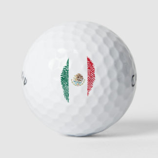 mexikanische Flagge Golfball