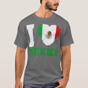 Mexikanische Flagge I Liebe Mexiko 1 T-Shirt