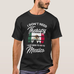 Mexikanische Flagge I Mexiko Flagge I Urlaub Mexik T-Shirt