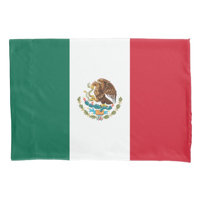 mexikanische Flagge Kissenbezug (Vorderseite)