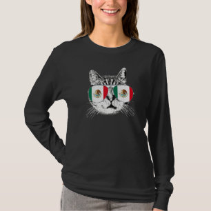 Mexikanische Flagge Land Roots Katzensprung T-Shirt