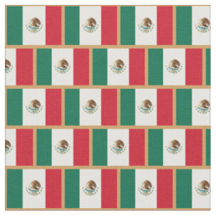 mexikanische Flagge & mexikanische Modefabrik /spo Stoff
