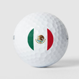 Mexikanische Flagge (Mexiko) Golfball