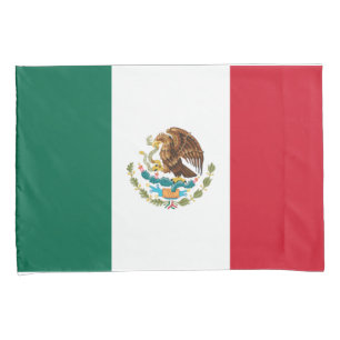 Mexikanische Flagge (Mexiko) Kissenbezug